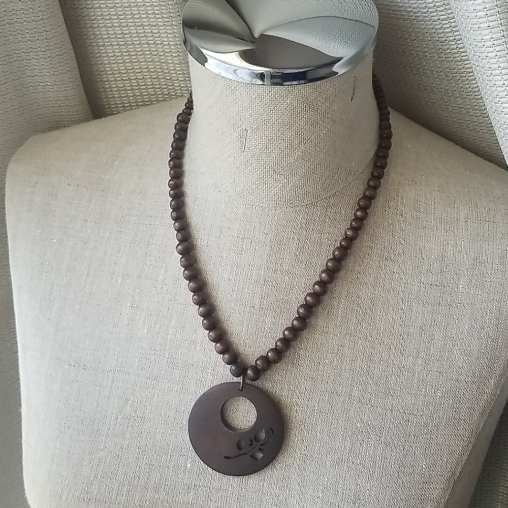 Wooden necklace